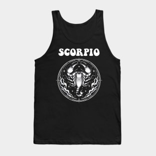 Zodiac Sign Astrology Scorpio October November Birthday Tank Top